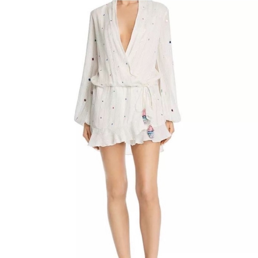 rococo sand disco mini dress